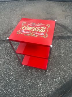 3 Tier Coca Cola Bar Cart