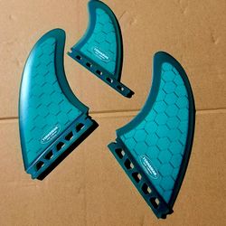 TERRAMAR SURFCO MR TWIN w/TRAILER SURFBOARD FINS ALL BASES