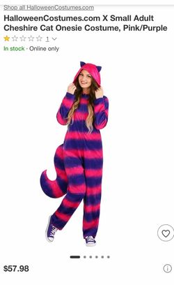 Cheshire Cat Costume size Small- Adult