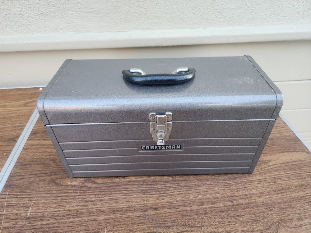 Vintage Metal Craftsman Tool Box NEW