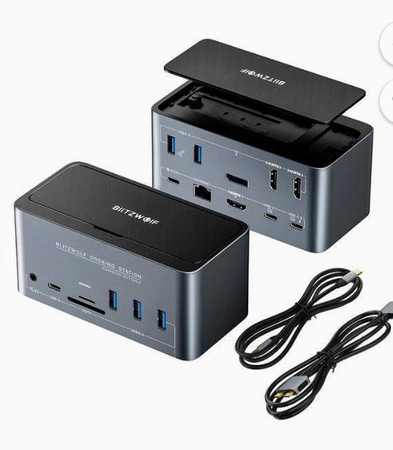New Sealed BlitzWolf BW-TH13 18 In 1 USB C Docking Station