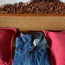 Vintage Bold Umen Denim Nautical Style Coat
