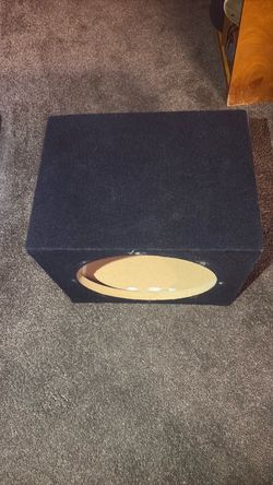 12” Subwoofer box Ported