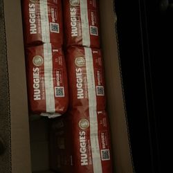 Huggies Size 1 Diapers, Little Snugglers Diapers,