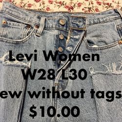 Levi New Without Tags W28 L30 $10