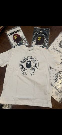 BAPE x Chrome Hearts White Graphic T-Shirt