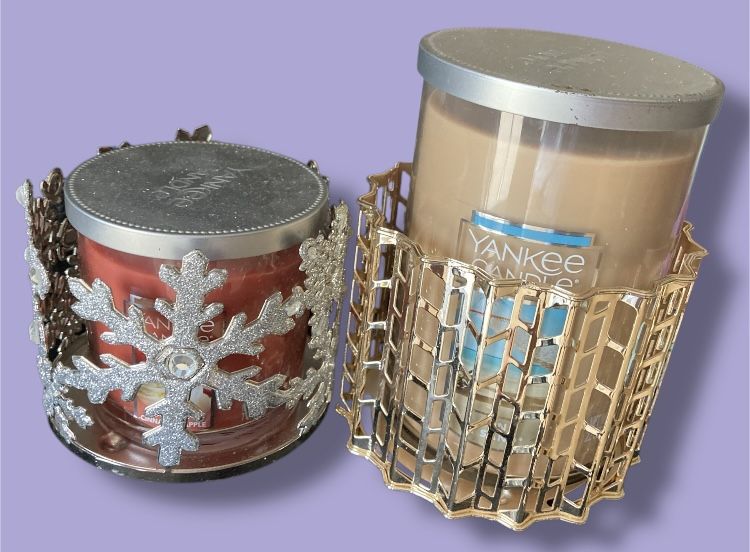 New Yankee Candles And Candle Holders