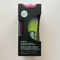 Starbucks Color-Changing Reusable Cold Cups