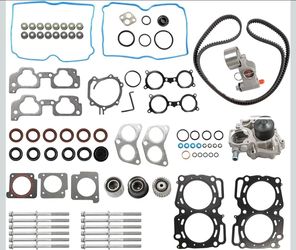 Subaru 2.5L SOHC Timing Belt Water Pump Head Gasket & Head Bolt Kit