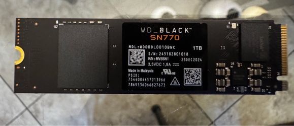 WD Black SN770 1TB NVMe SSD