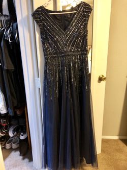 Navy blue gown/dress