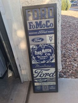 2019 Ford Wood Sign
