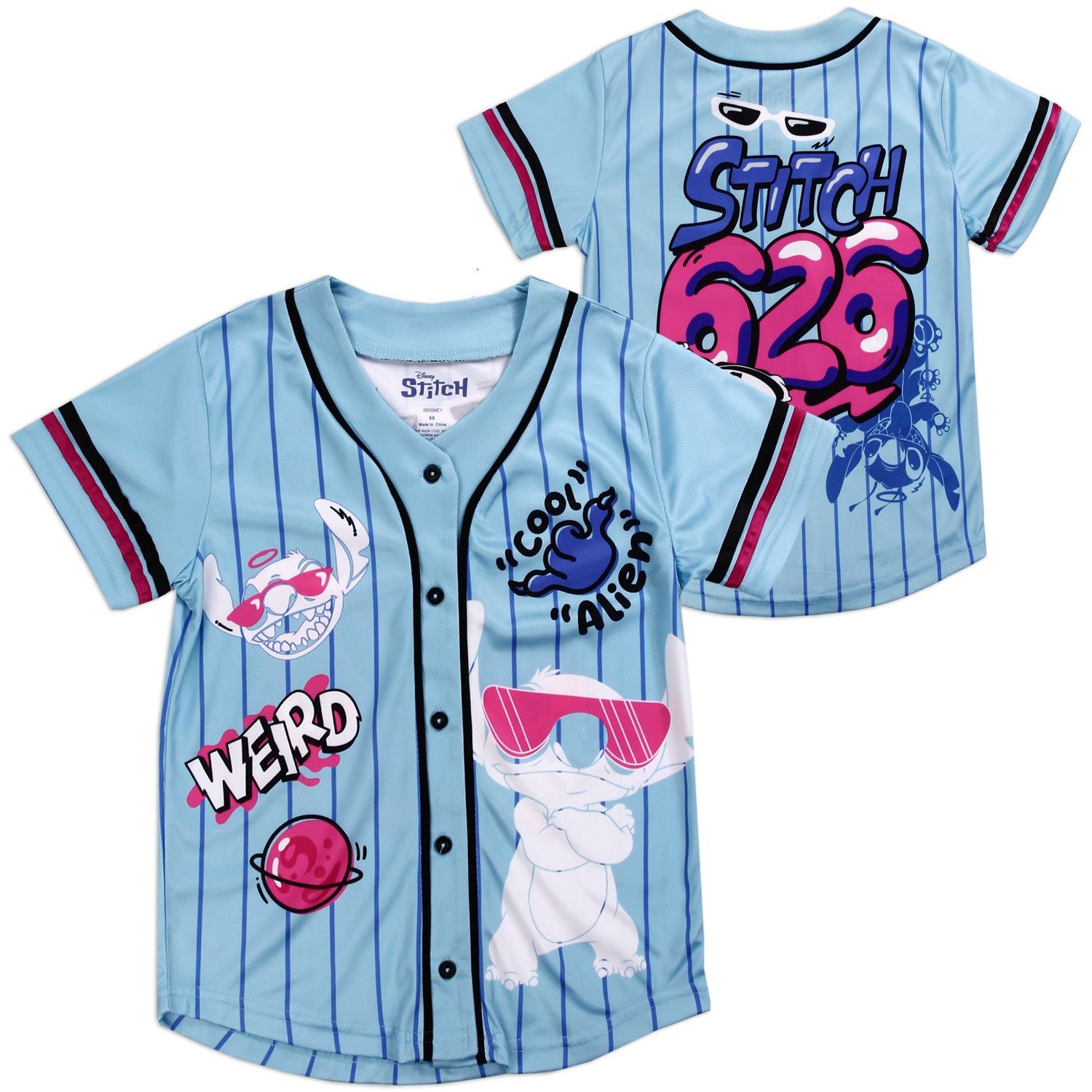 Disney stitch Jersey Girls Size 7-16 Avail
