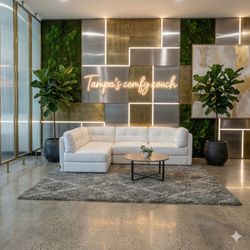 🛋️ Italian Leather Modular Sectional (Delivery Available!! )