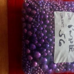 Mardi Gras Beads 56 In Bag All Purple 