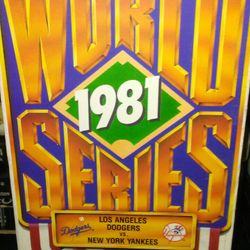 Vintage Dodgers Yankees 1981 VHS Tape