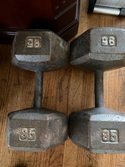 Heavy dumbells read the description fir price
