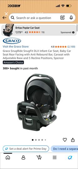 Graco snugride snugfit dlx infant car seat