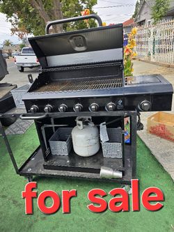 Custom-made Grill With One Propane Tank