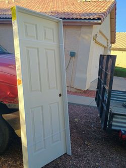 28x80 smooth six panel left hand swing