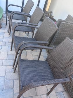 Wicker Patio chairs