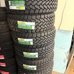 31x12.50/15 TBB Tires Installed And Balanced 