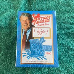 The All Madden Team 58 Action Packed Cards 1990