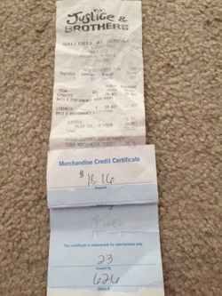 Justice Store Credit