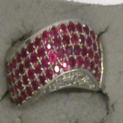 Ruby And Diamond Ring 