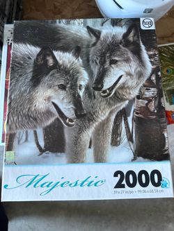 2000 Piece Puzzle (Wolves)