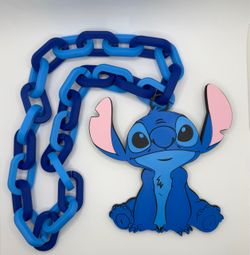 3D printed Disney Hype chain/ STITCH Hype Chain/ kids necklace
