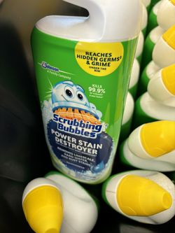 Scrubbing Bubbles® Power Stain Destroyer Toilet Bowl Disinfectant, Rainshower Scent, 24 oz Bottle