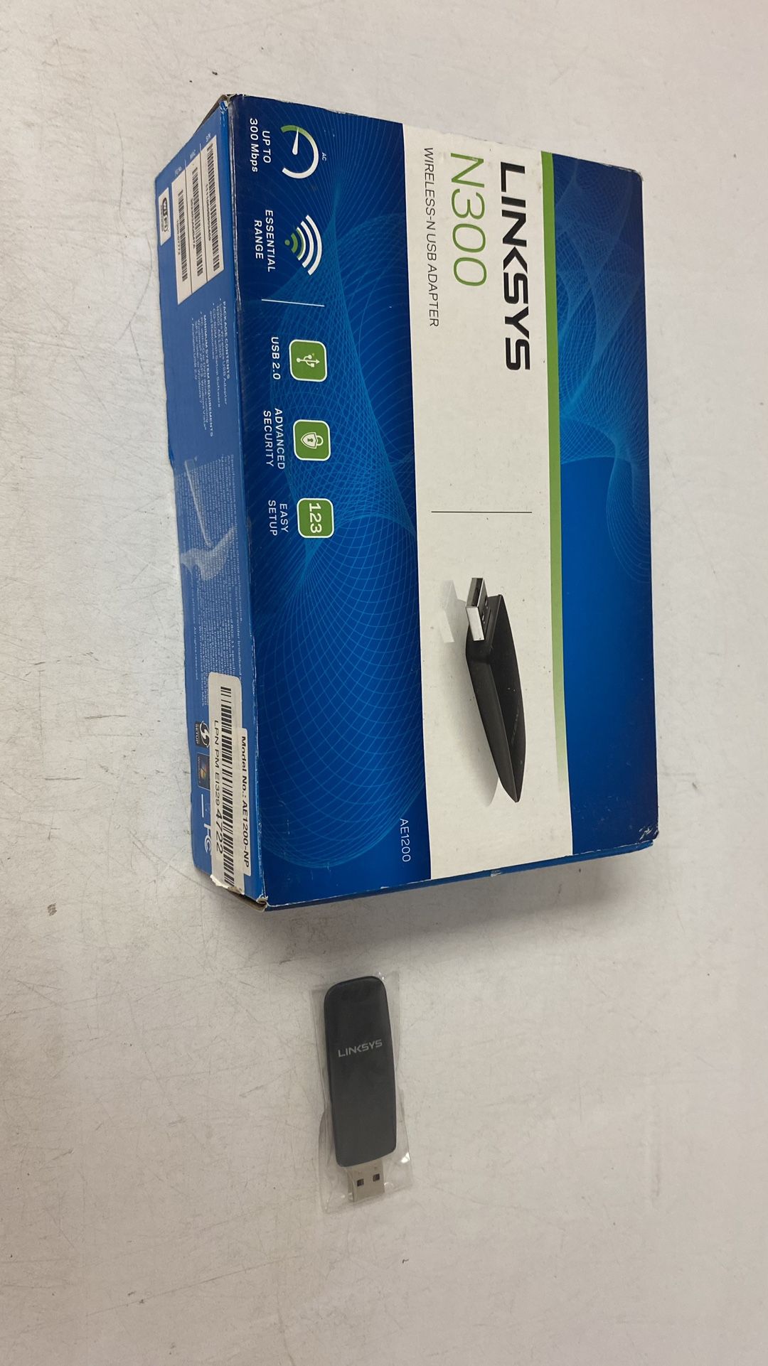 Linksys AE1200 Wireless-N USB (AE1200NP) Wireless Adapter