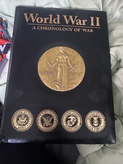 World War II: A Chronology of War", authored by Colonel Raymond K. Bluhm Hardcover Book