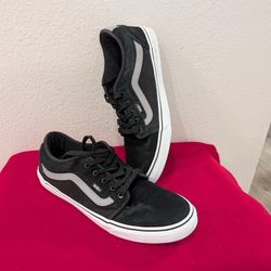 Vans Skate Chukka Low Sidestripe - Black/White Skaboarding Shoes Men's size 15