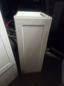 White Shaker Style Wall Cabinets