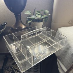 Clear Makeup Bin Organizer
