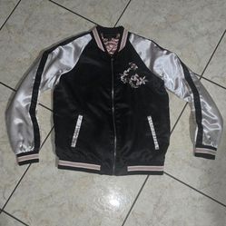 Embroidered Bomber Jacket