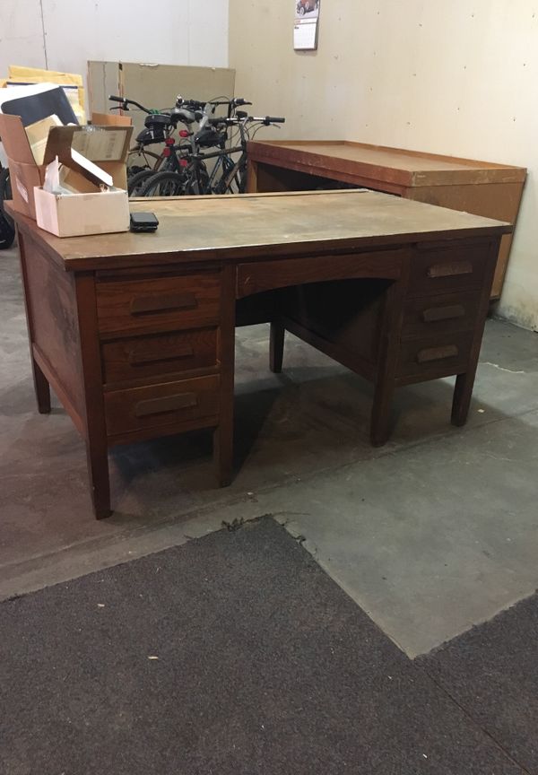 Antique Wooden Desk For Sale In Lacon Il Offerup