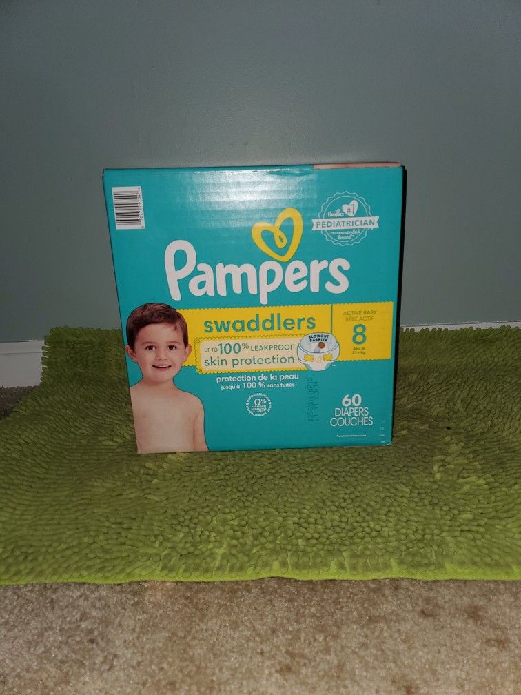 60 Diapers Pampers #8