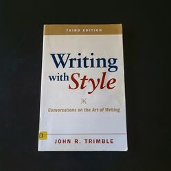 Writing With Style: Conversations On The Art