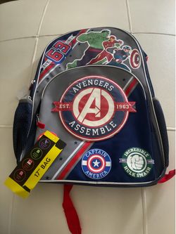Marvel Avengers Assemble 17" Kids Backpack