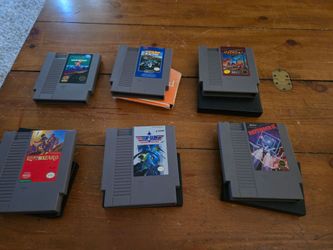 Lot of 6 vintage NES Game Cartridges