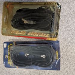 CB Dual Coaxial Cable 18' RG59AU Plug To Plug Have 2 Sets $25 Each