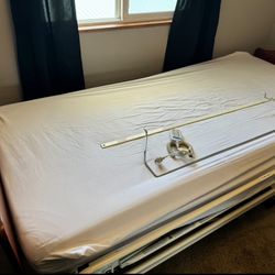 Medical Bed And Wheelchair  w/ Detachable Table
