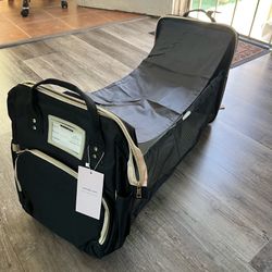 Diaper Bag with Convertible Changing Area