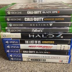 PS4 Games, Xbox 360 Game, & Xbox one games