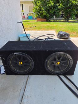 2 12inch kickers w sealed box