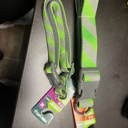 Green Reflective Collars 