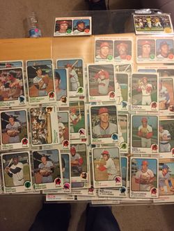 1973 Topps Baseball Cards Lot